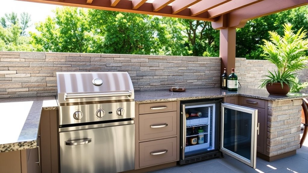 outdoor kitchen appliance essentials
