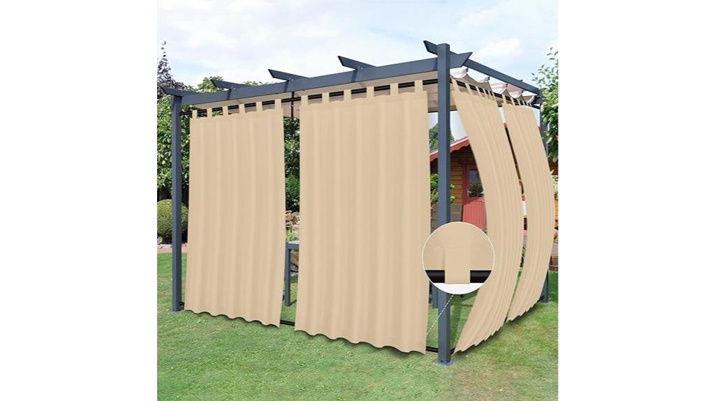 outdoor patio curtain panels