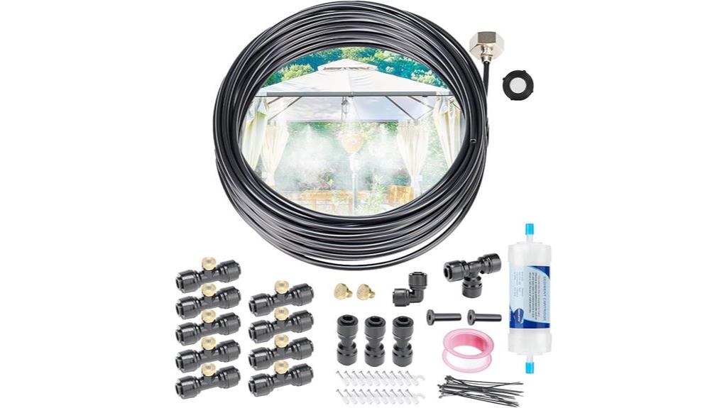 outdoor patio mister kit