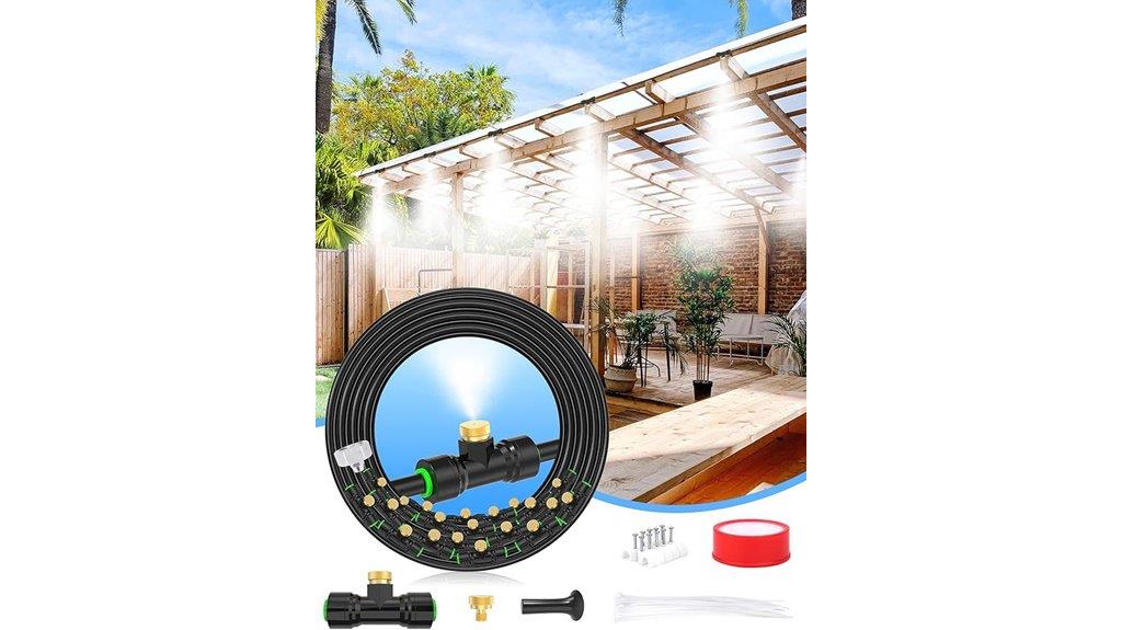 outdoor patio misting system