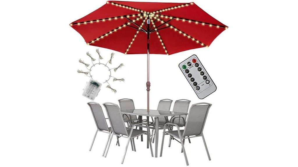 outdoor patio string lights