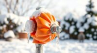 outdoor pipe freeze protection