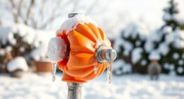 outdoor pipe freeze protection