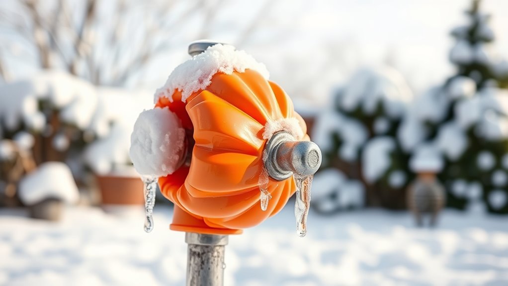 outdoor pipe freeze protection