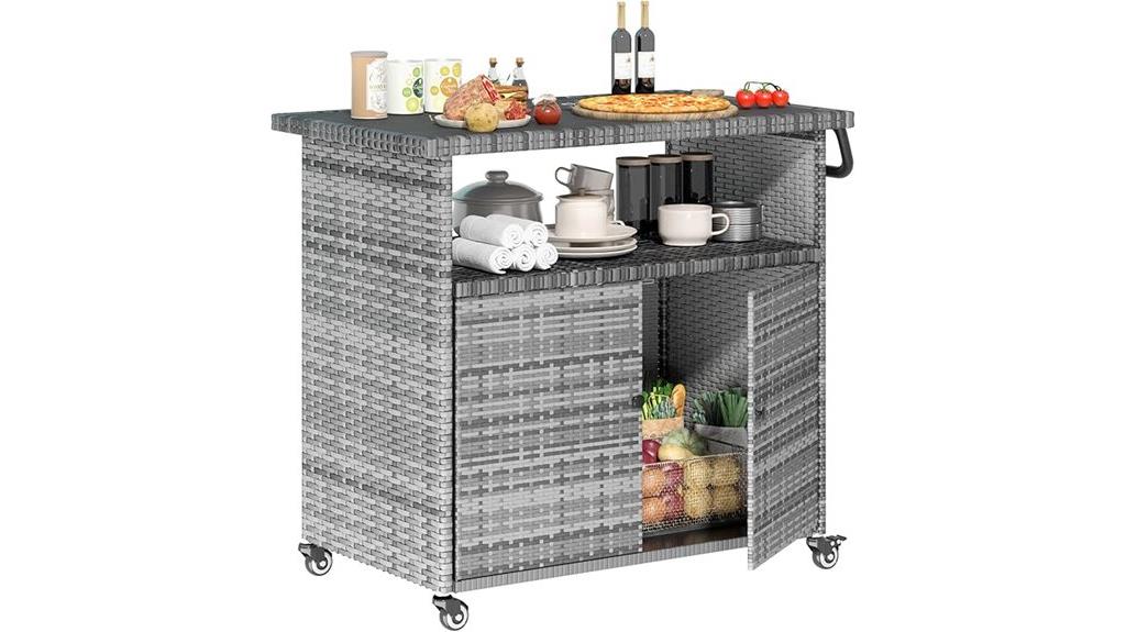outdoor prep and storage