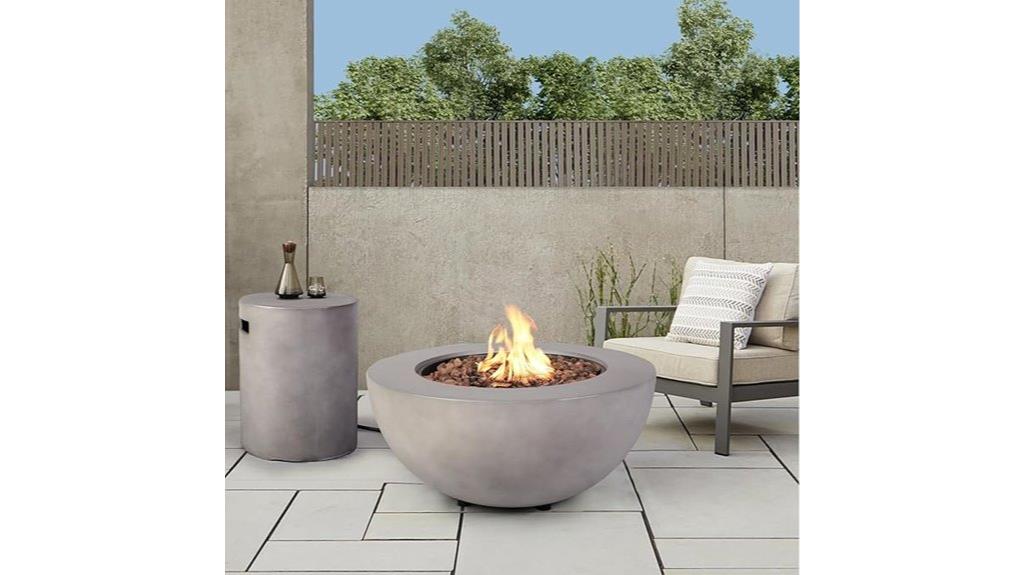 outdoor propane fire pit