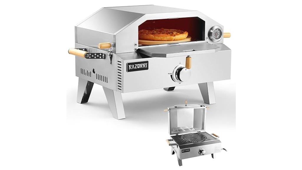 outdoor propane pizza oven