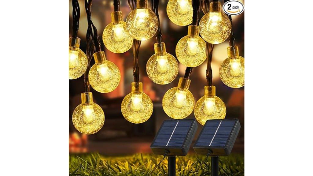 outdoor solar string lights