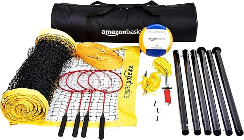outdoor sports equipment set