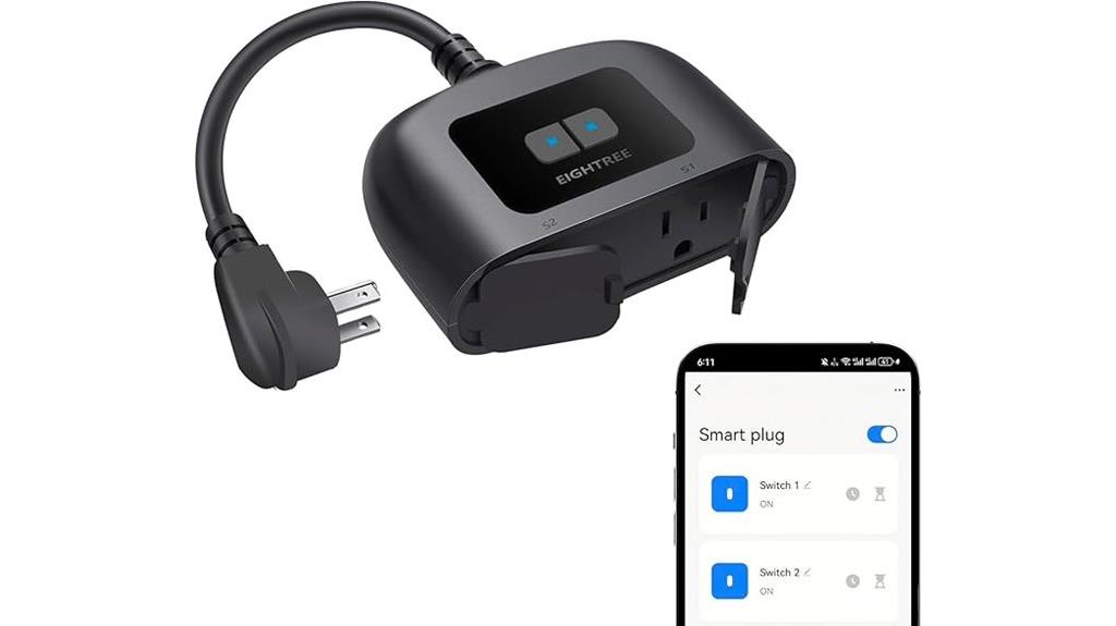outdoor waterproof smart plug