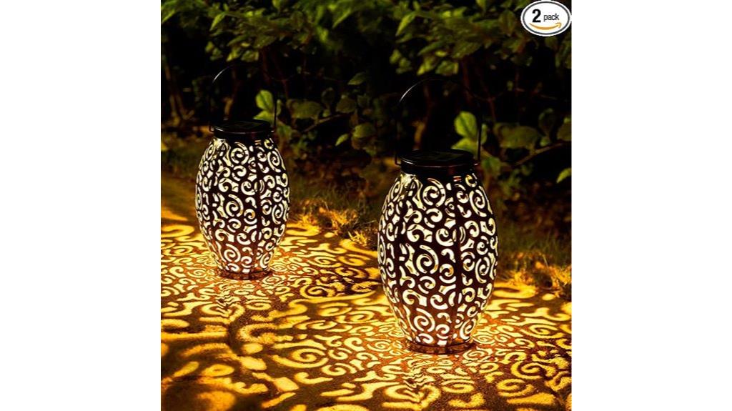 outdoor waterproof solar lanterns