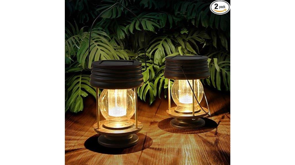 outdoor waterproof solar lanterns