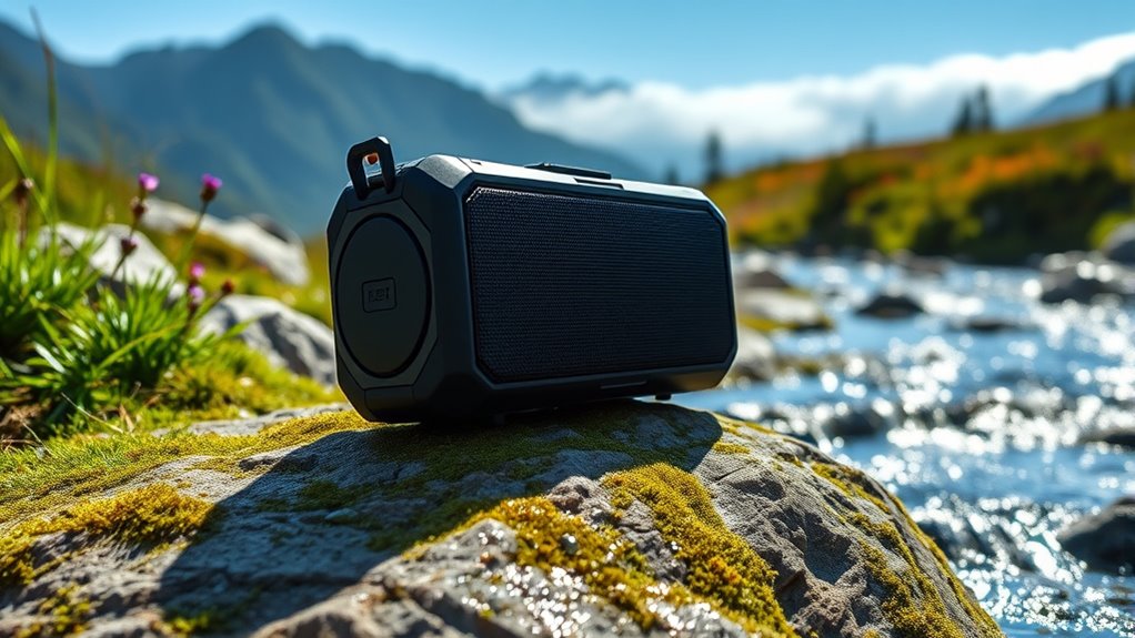 outdoor waterproof speaker features
