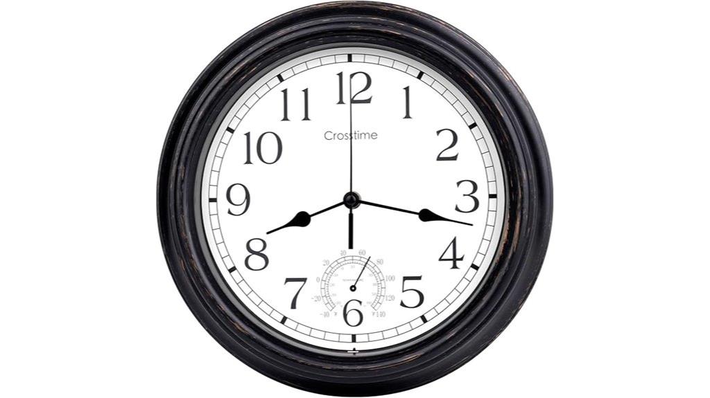 outdoor waterproof wall clock