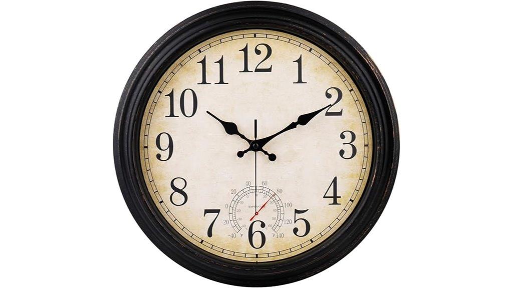 outdoor waterproof wall clock