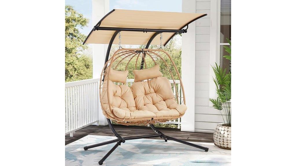 oversized egg chair canopy