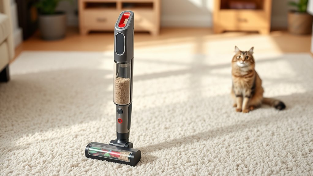 pet hair vacuum priorities