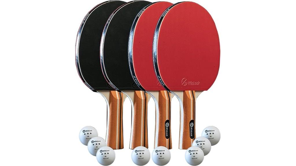 ping pong paddle set