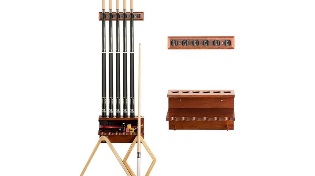 pool cue wall mount