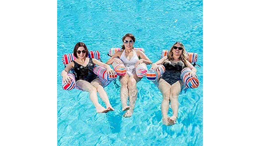 pool float chairs pack