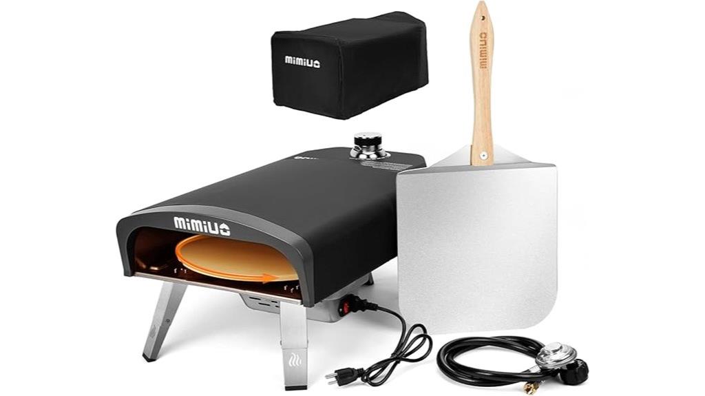 portable 14 inch gas oven