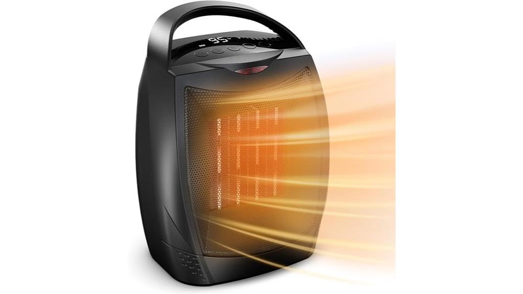 portable 1500w electric heater