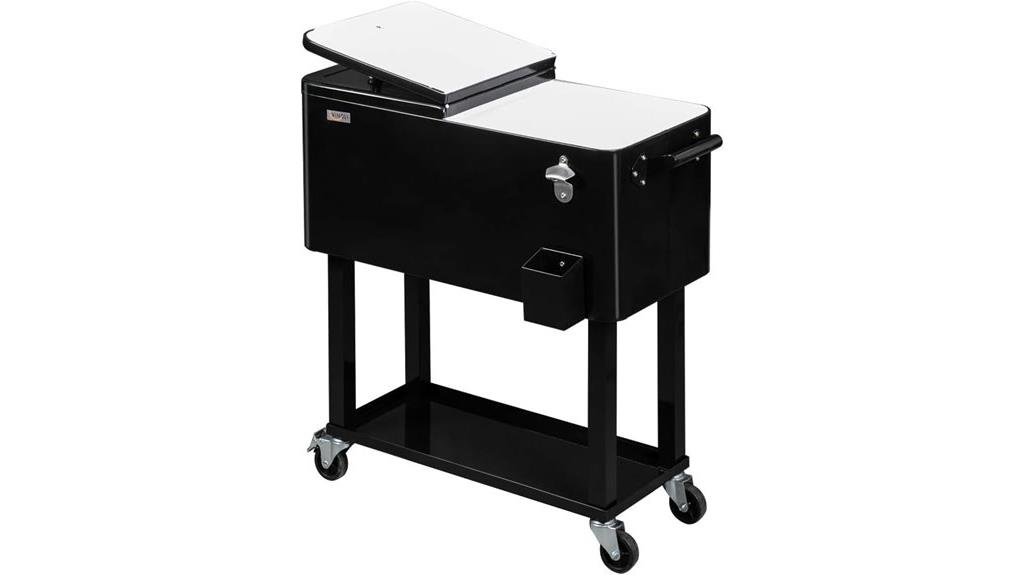 portable 80 quart cooler