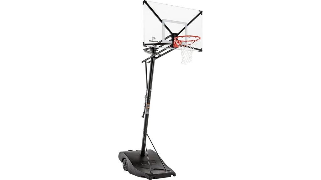 portable adjustable outdoor hoop
