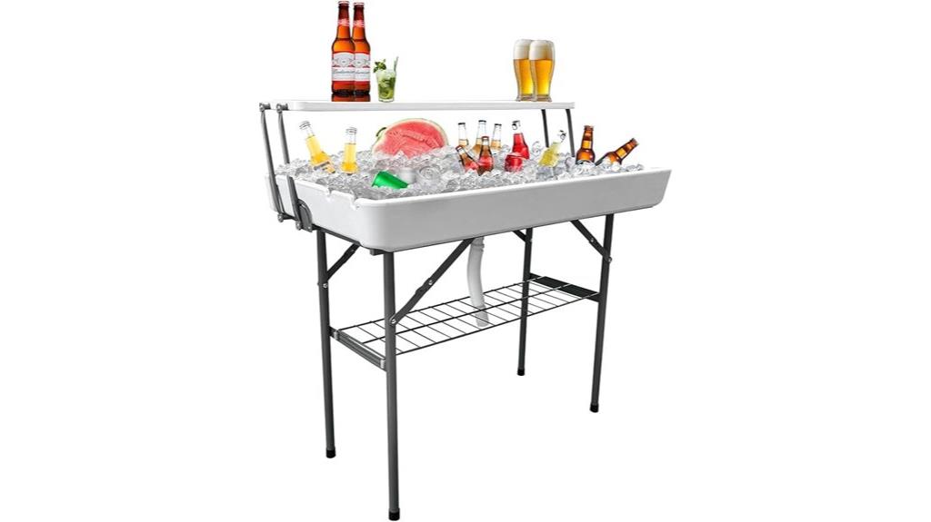 portable bar with accessories