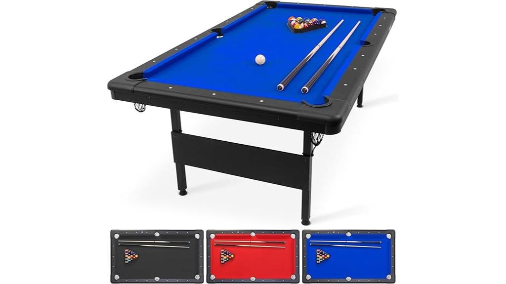 portable billiards table set