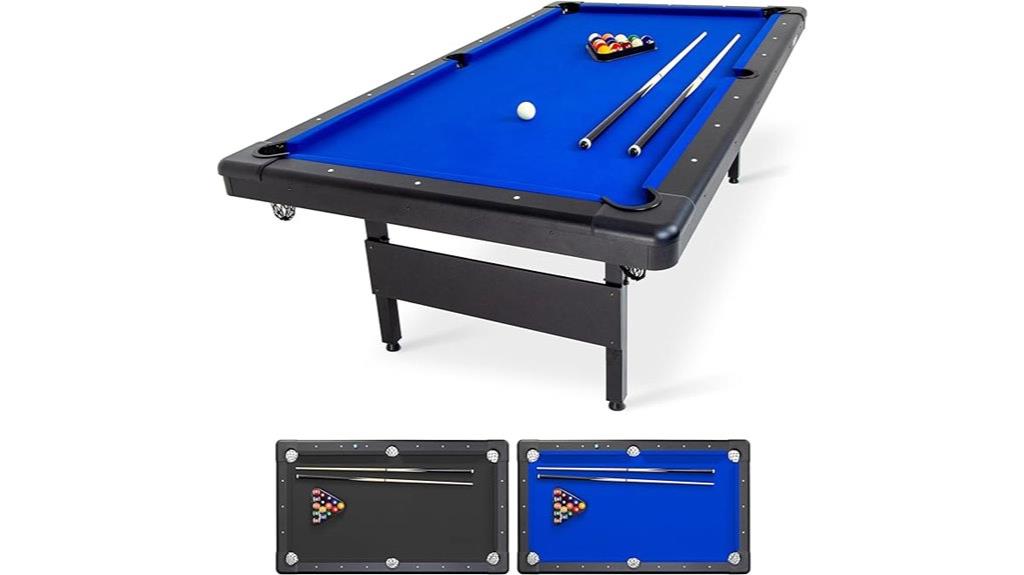 portable billiards table set