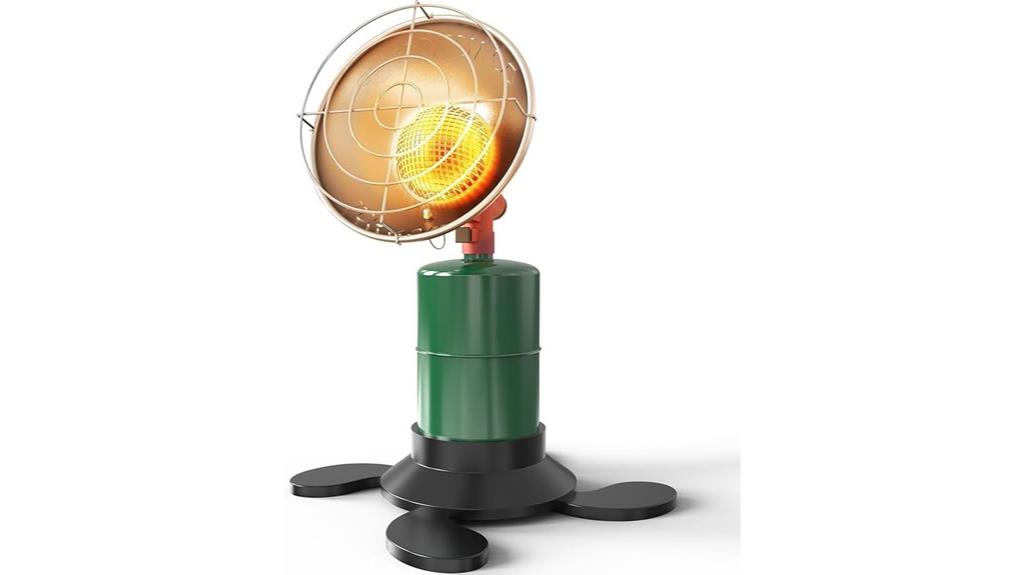 portable camping propane heater