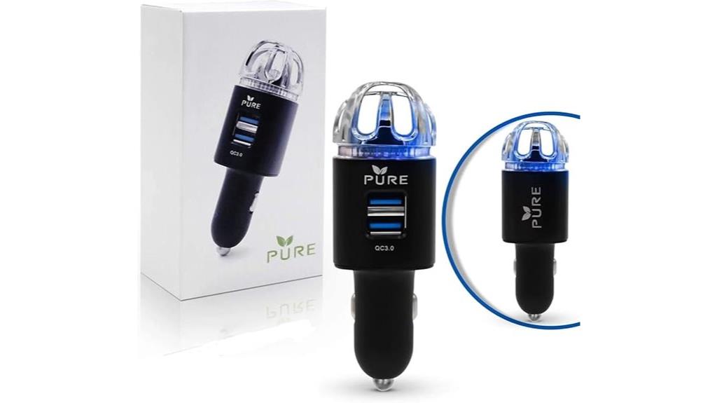 portable car ionizer charger