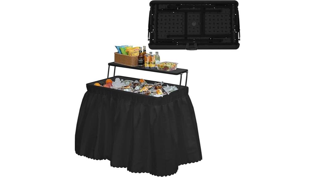 portable cold storage table