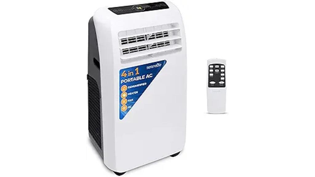 portable cooling dehumidifying heating