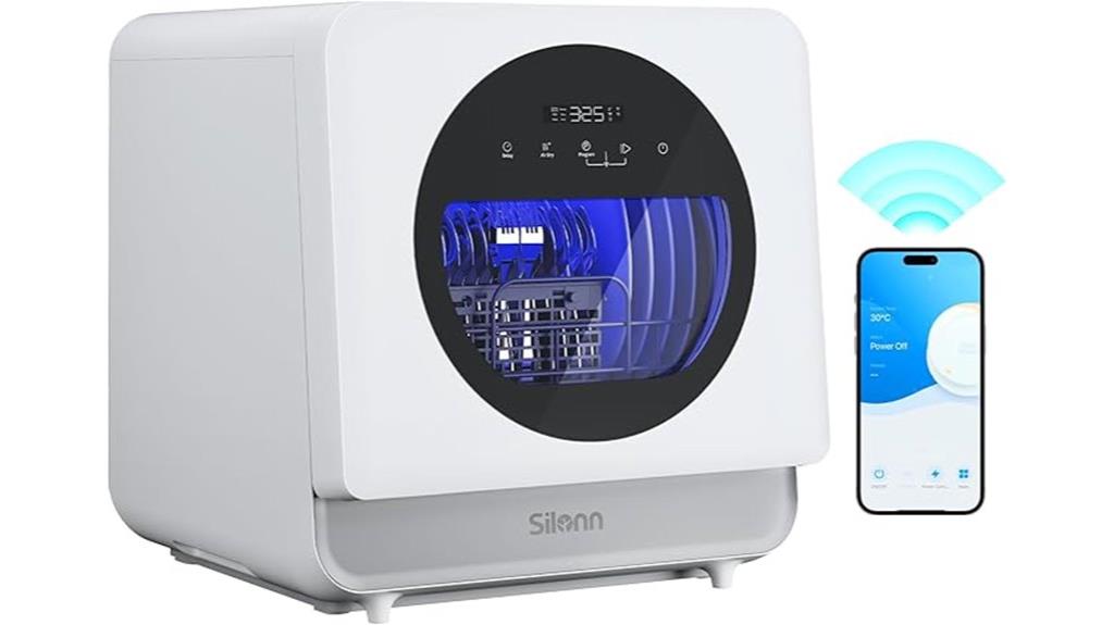portable dishwasher with app