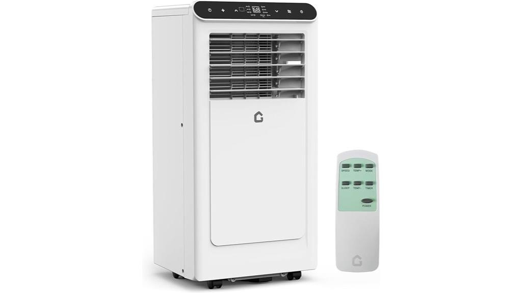 portable heater with cooling