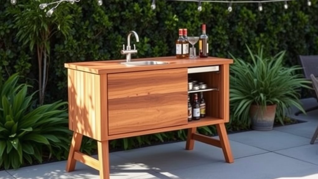 portable outdoor bar considerations