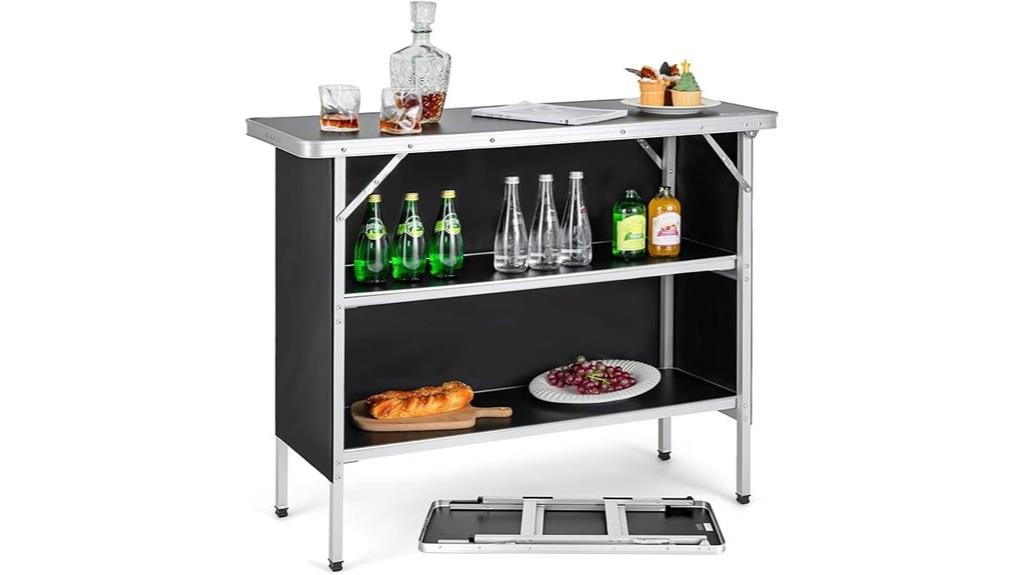portable outdoor folding table