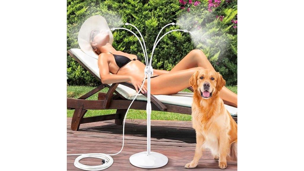 portable outdoor misting system