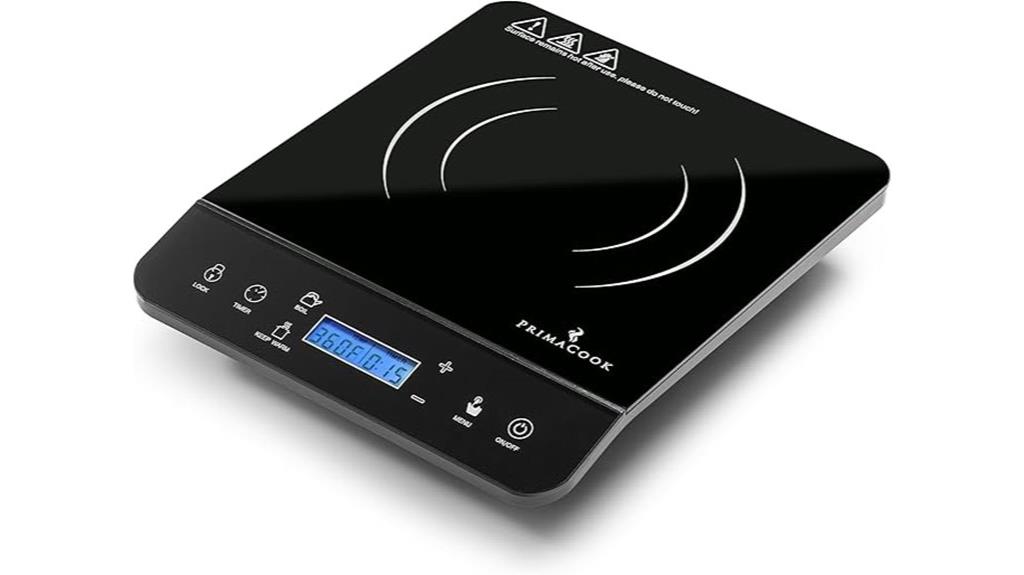 portable touch induction cooktop