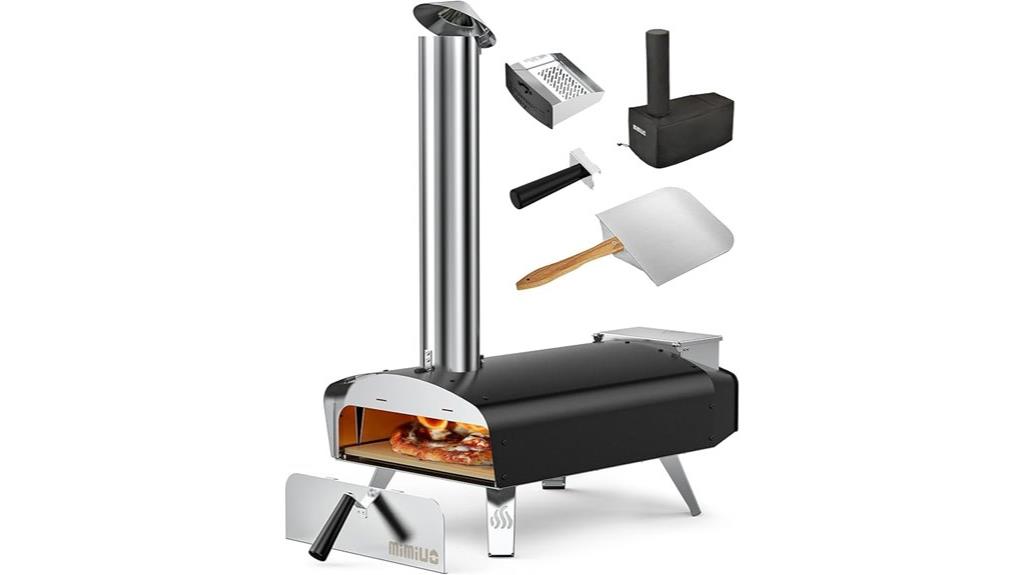 portable wood pellet pizza oven