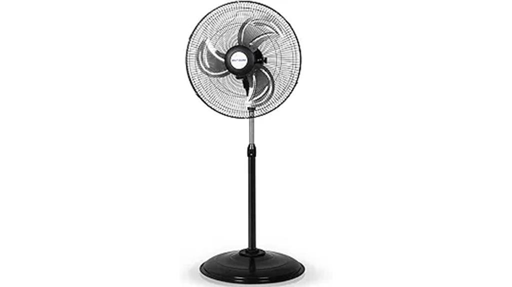 powerful 18 inch pedestal fan