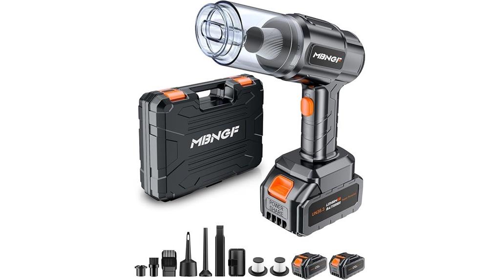 powerful cordless vacuum blower