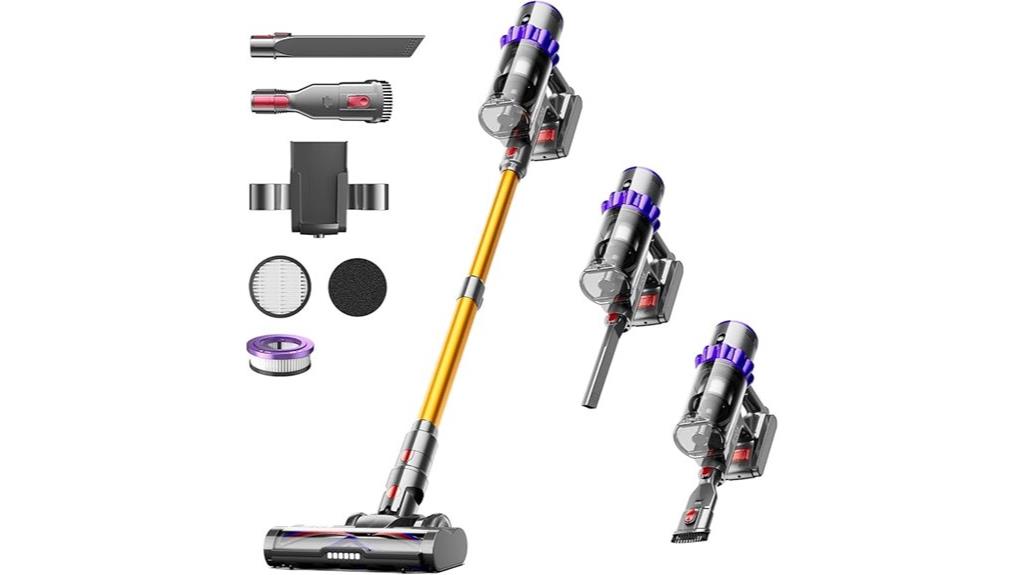 powerful cordless vacuum long battery