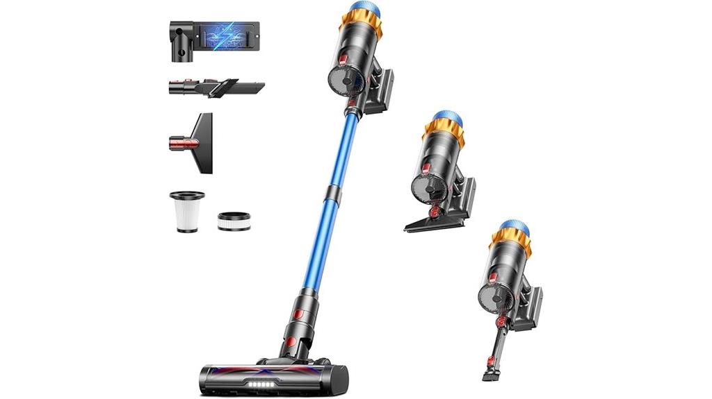 powerful cordless vacuum long runtime
