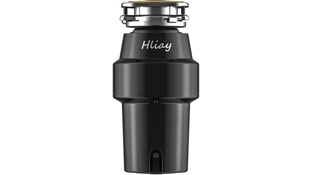 powerful garbage disposal unit