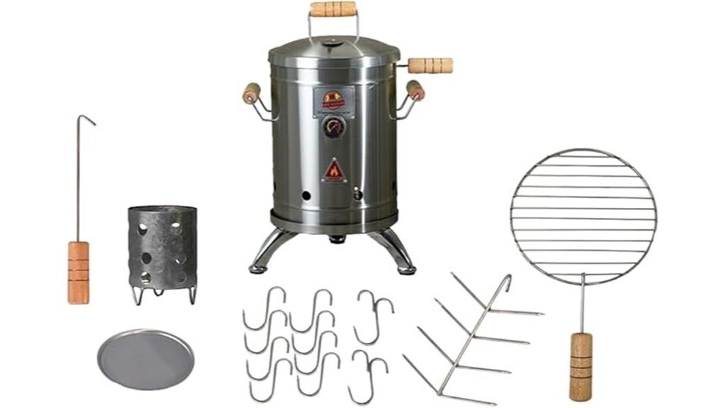premium stainless steel smoker