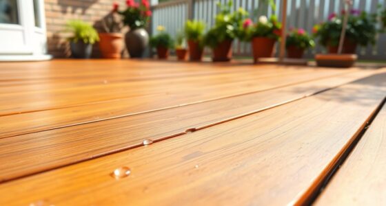 preventing wooden patio rot
