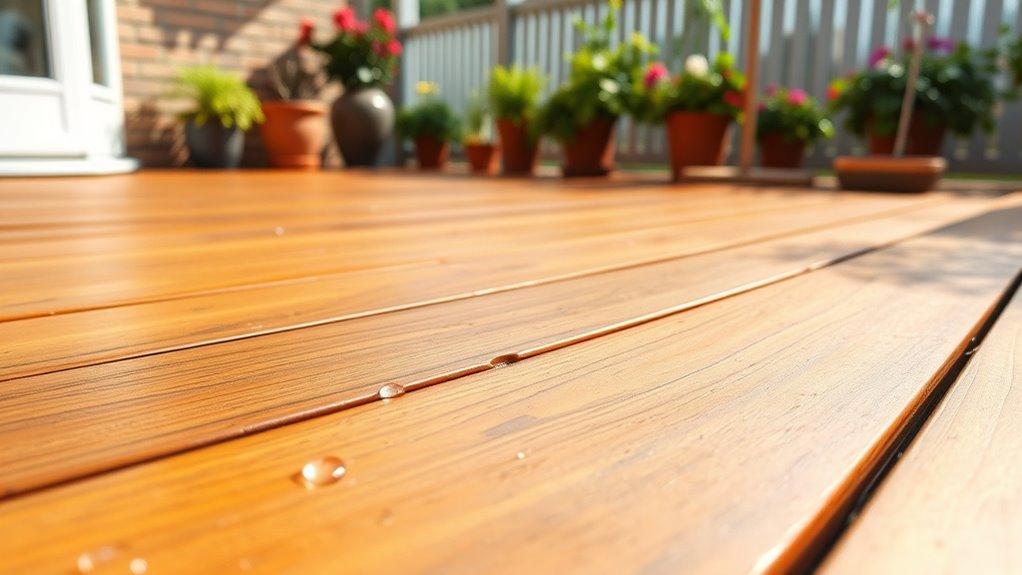 preventing wooden patio rot